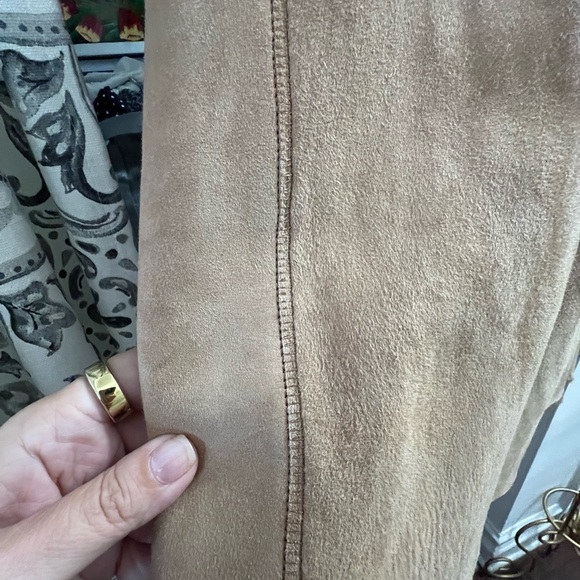 Vintage shearling coat in warm camel color. Size S-M - Picture 4 of 9